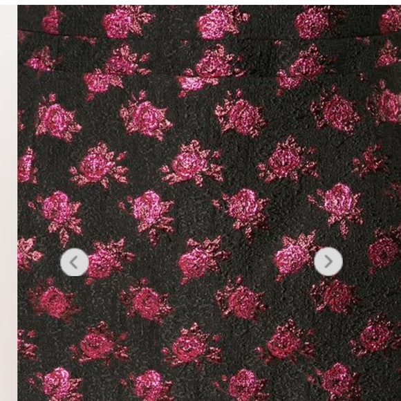 NWT! MARC JACOBS woman rose Jacquard pencil skirt - Picture 4 of 6